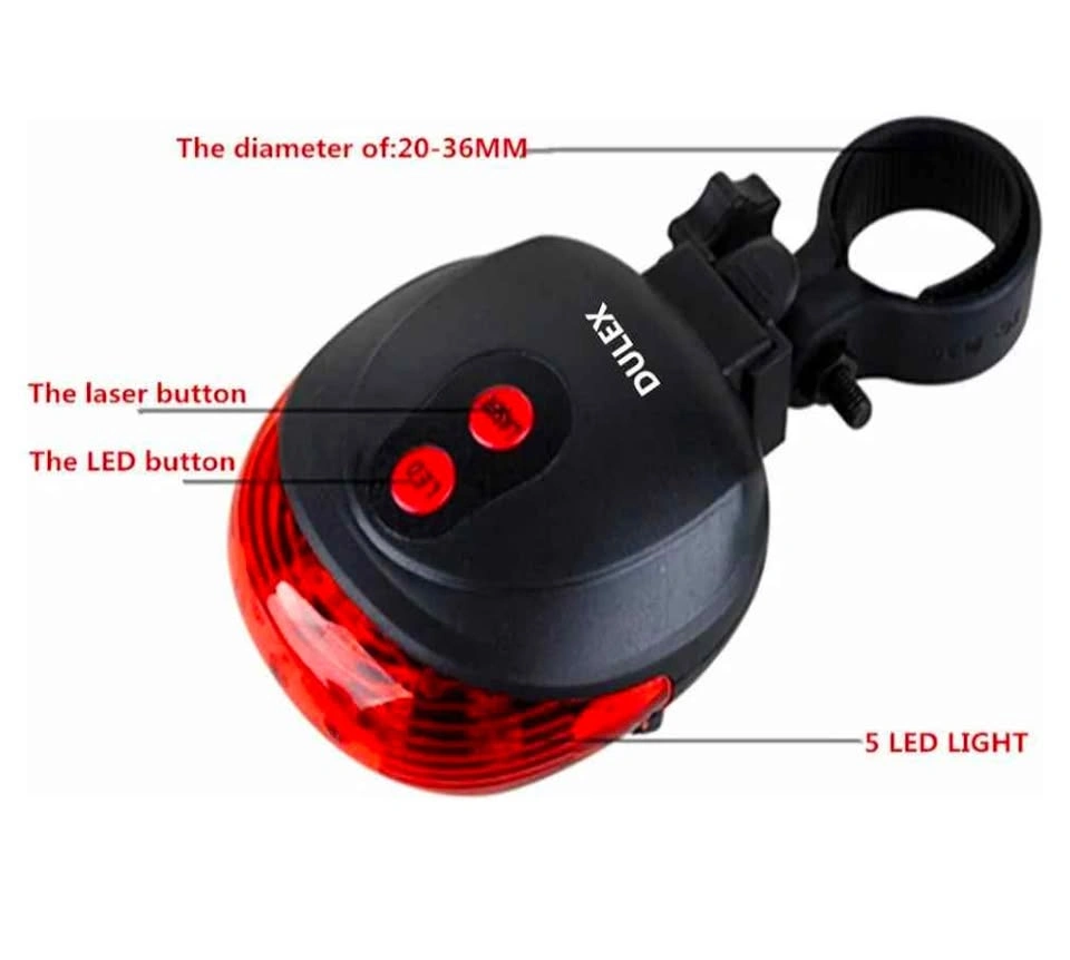 New Bicycle Cycling Laser Tail Light - Set of 2 - photo 4