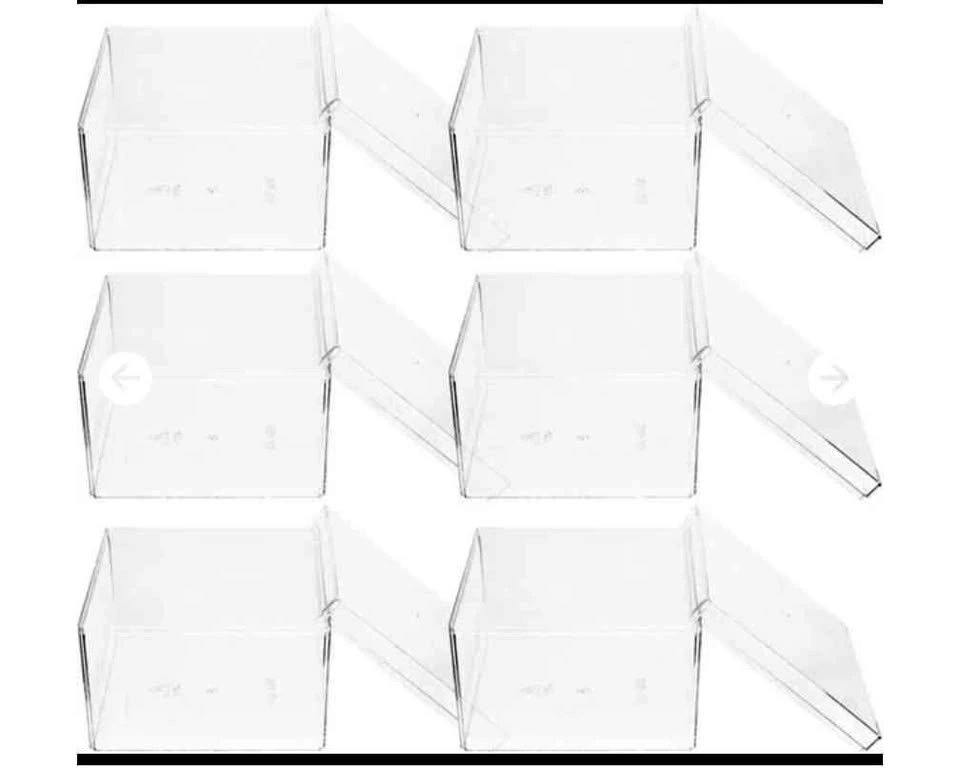6 pcs Transparent Mousse/Dessert Boxes