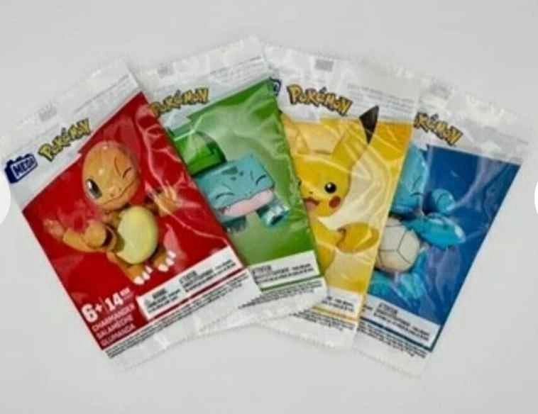 4 Pokemon Building Sets - Mega Brand
