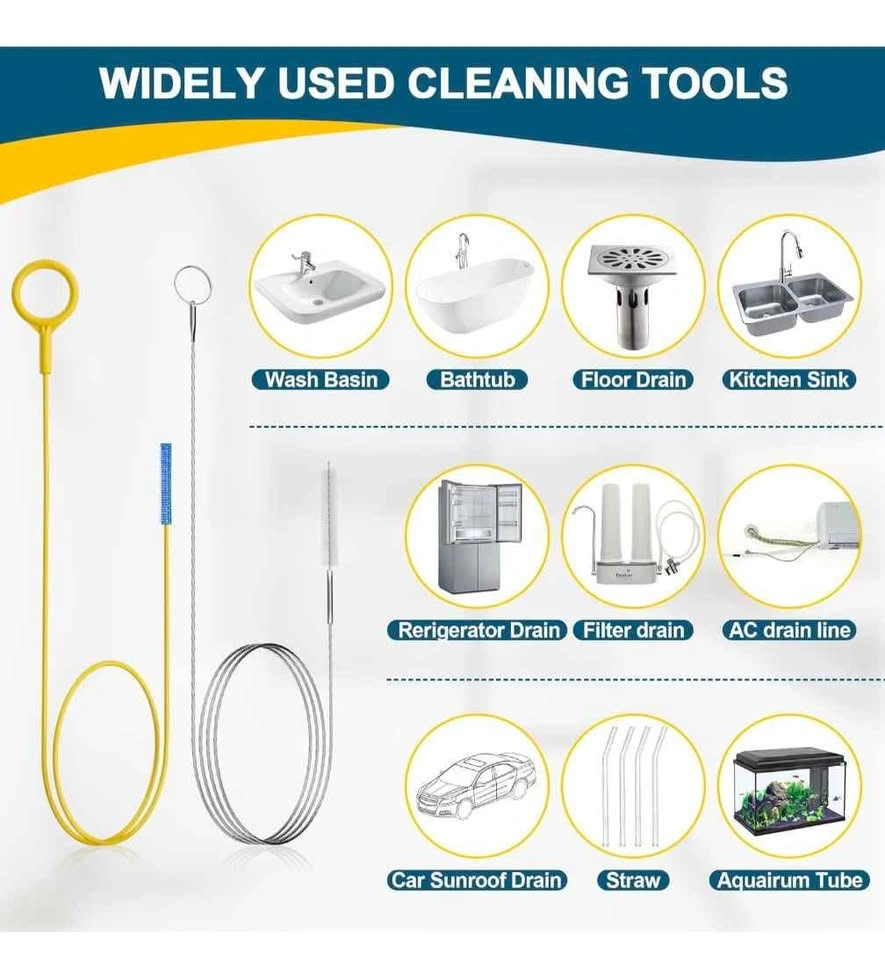 Spiral Drain Cleaning Brush / Car Drain - photo 3