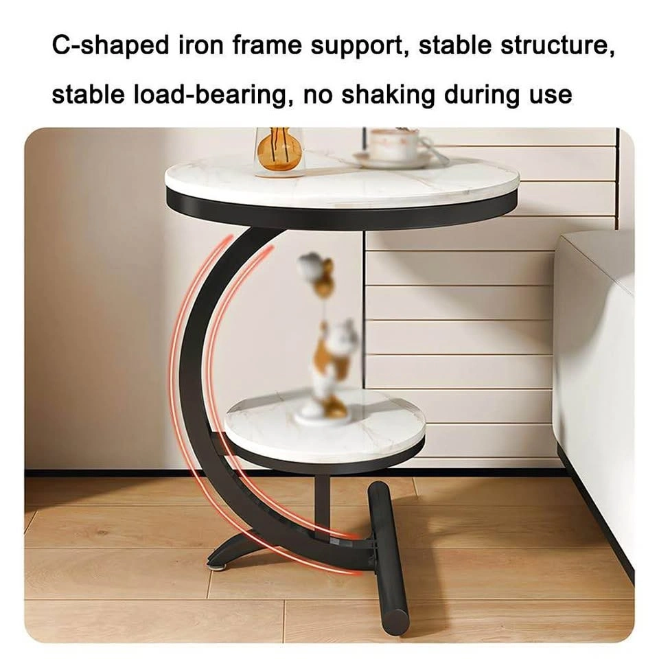 Luxury C Shaped Side Table