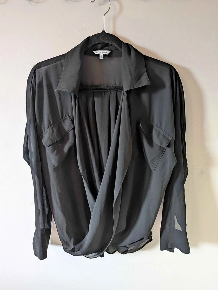 Black Blouse, S/M, New