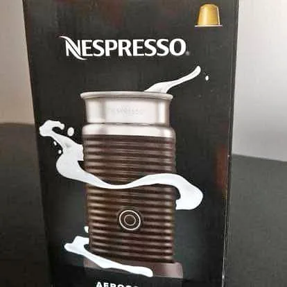 NESPRESSO AEROCCINO 3 BLACK $75 NEW thumbnail