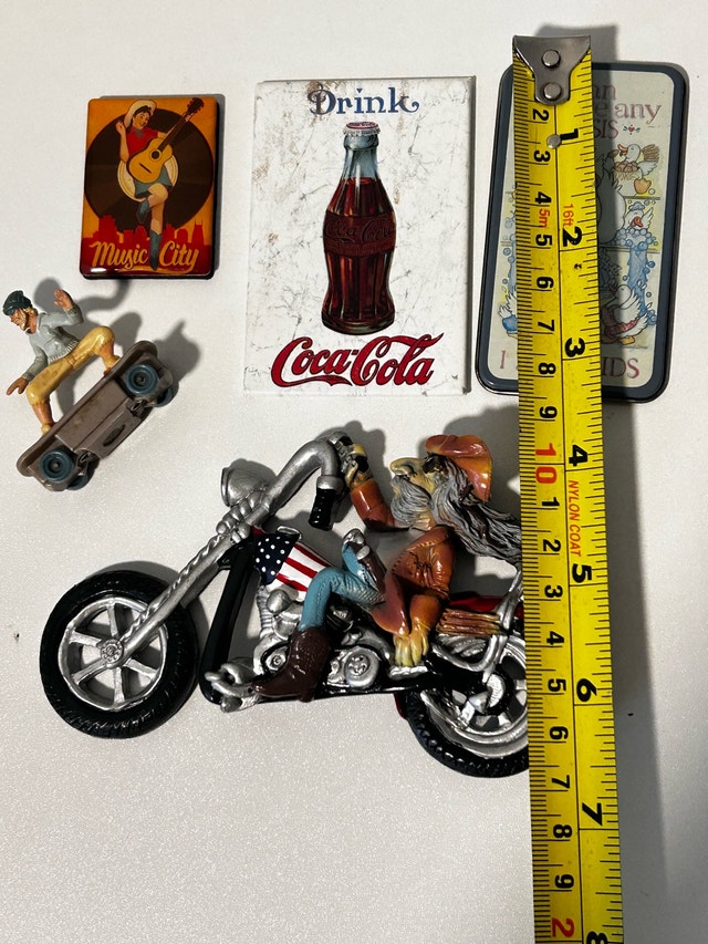 Lot of 5 Vintage Fridge Magnets – Coca-Cola, Music City - photo 2