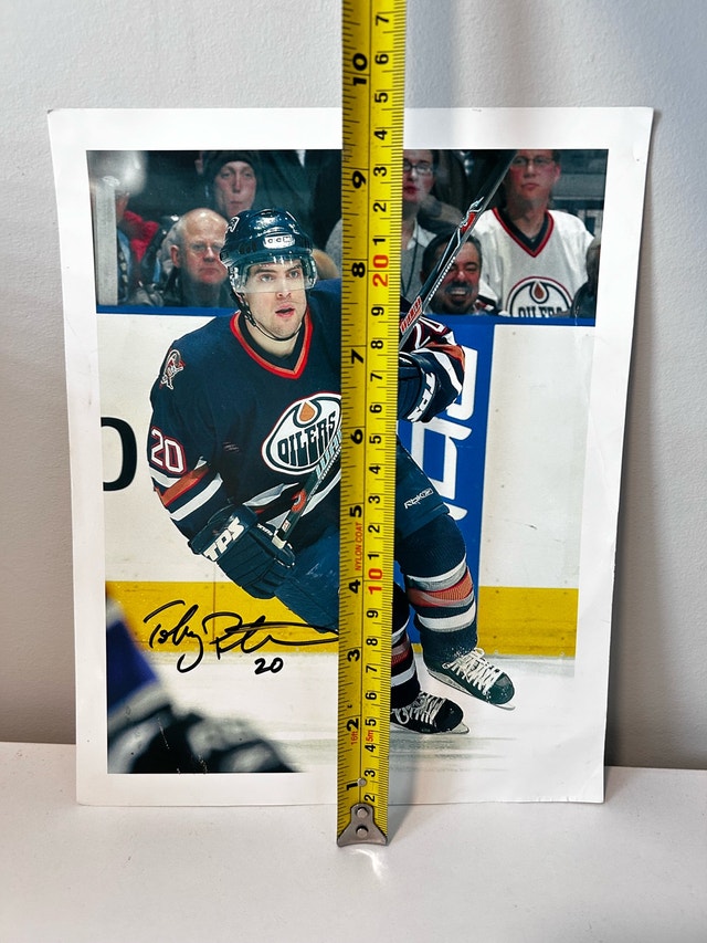 Edmonton Oilers Toby Petersen Signed 8x10 Autographed Hockey Pla - photo 2