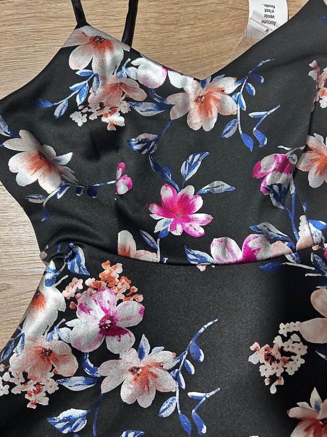 Floral Black Dress Ricki’s size M Brand New - photo 3