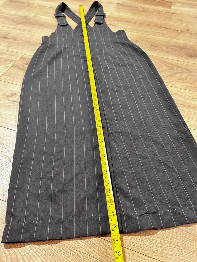 Women’s Pinstripe Suspender Dress Size M Astor Germany - photo 2