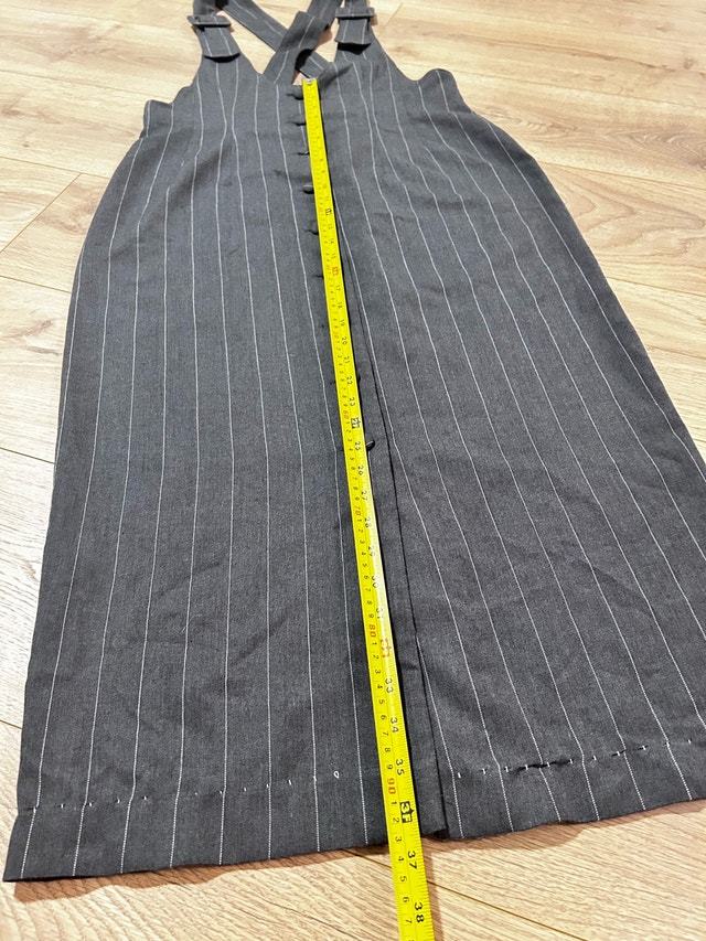 Women’s Pinstripe Suspender Dress Size M Astor Germany - photo 3