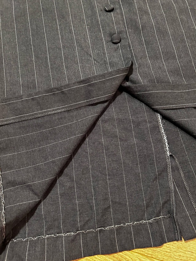 Women’s Pinstripe Suspender Dress Size M Astor Germany - photo 4