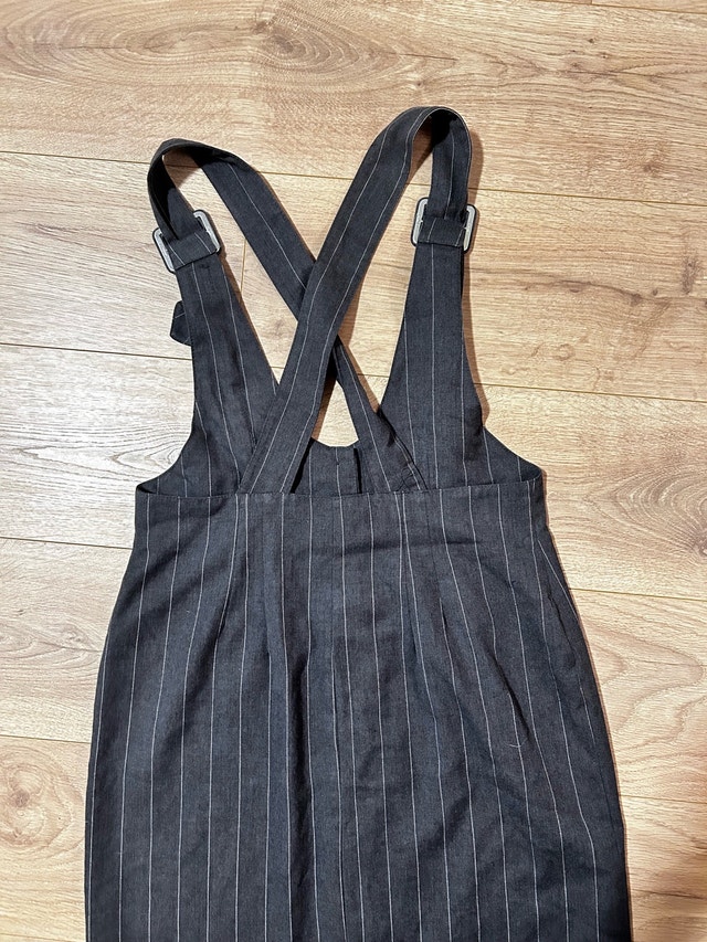 Women’s Pinstripe Suspender Dress Size M Astor Germany - photo 5