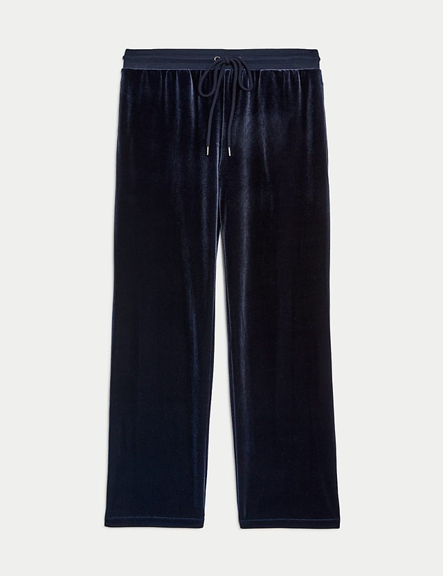 M&S COLLECTION High Waisted Wide Leg Joggers US 14