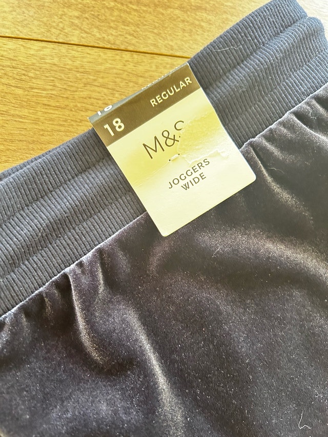M&S COLLECTION High Waisted Wide Leg Joggers US 14 - photo 4
