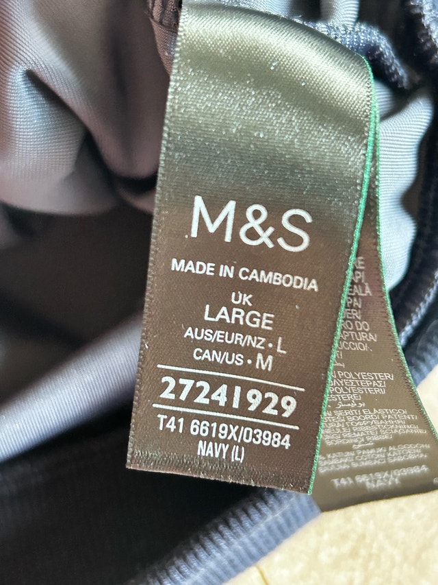 Marks & Spencer Dark Blue Women's Hoodie US Size M - photo 5