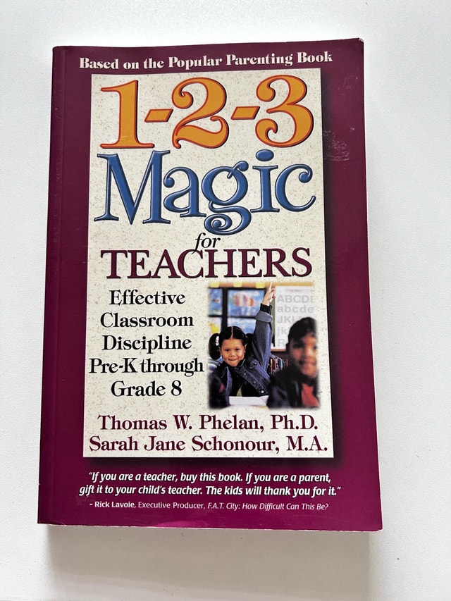 1-2-3 Magic for Teachers Book