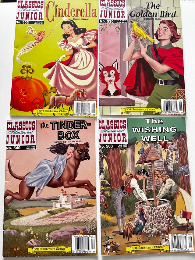 Comic Book Set Cinderella, The Golden Bird, The Tinder-box etc