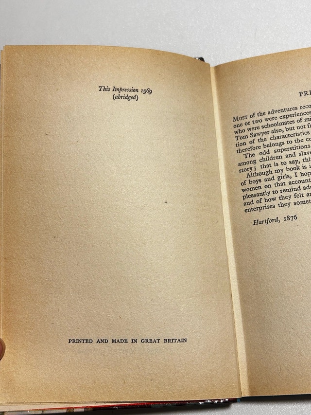 Tom Sawyer Hardcover Book - photo 3