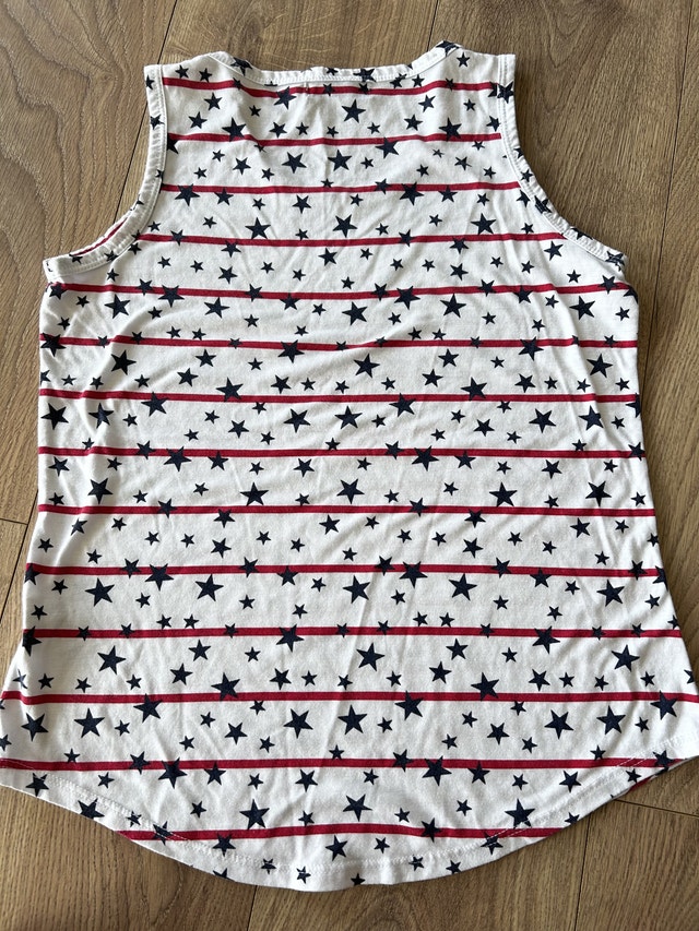 725 originals Star-Patterned Sleeveless Top size S - photo 4