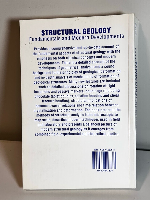 STRUCTURAL GEOLOGY Fundamentals and Modern Developments S. K. GH - photo 2