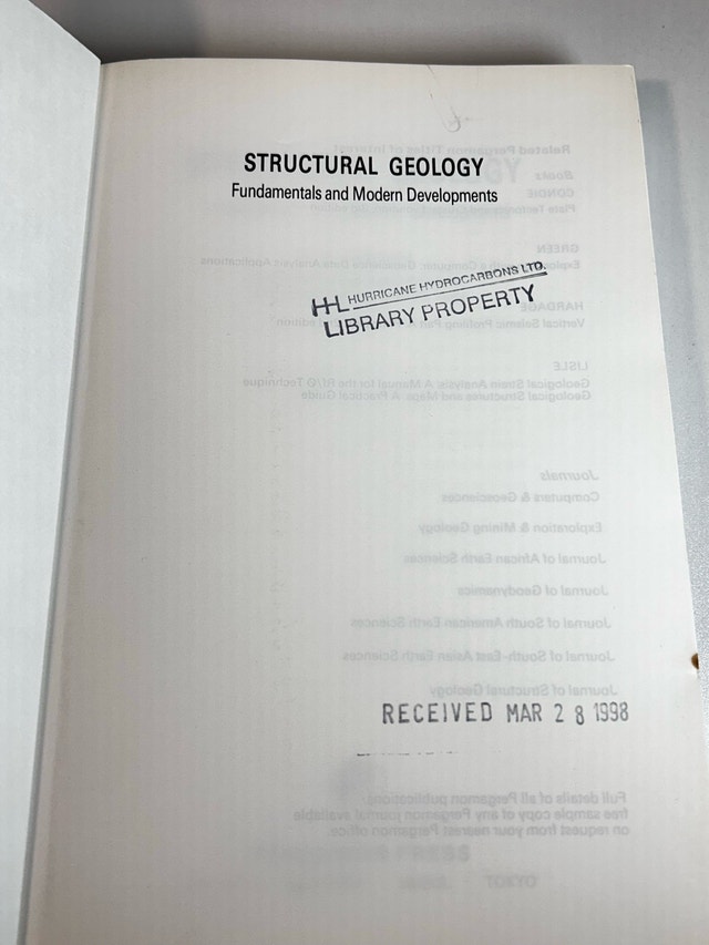 STRUCTURAL GEOLOGY Fundamentals and Modern Developments S. K. GH - photo 3