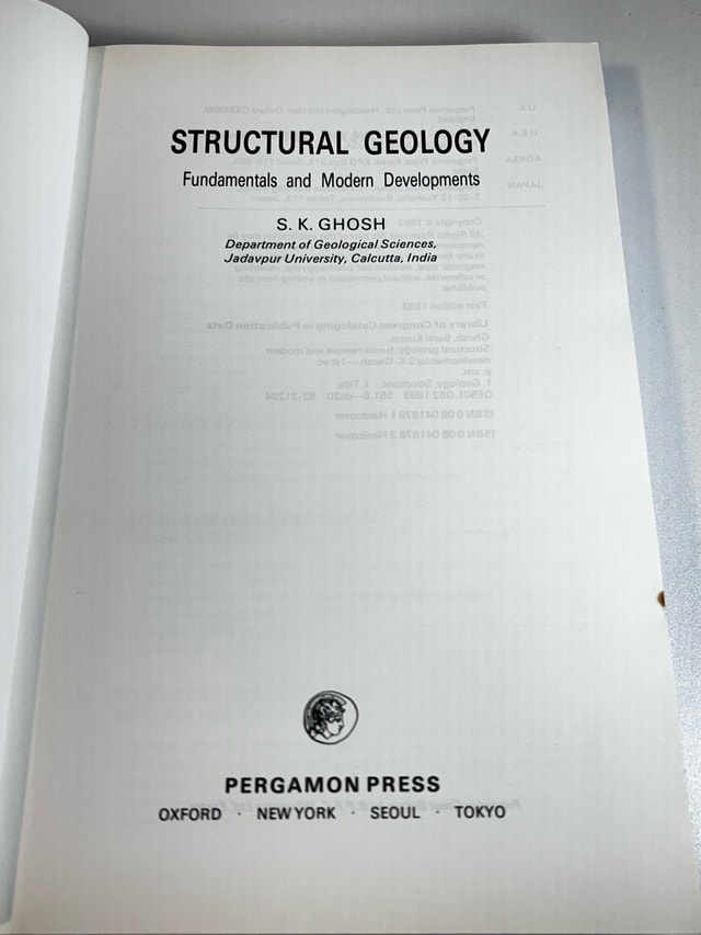 STRUCTURAL GEOLOGY Fundamentals and Modern Developments S. K. GH - photo 4