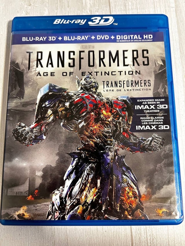 Transformers Age of Extinction 3D Blu-ray