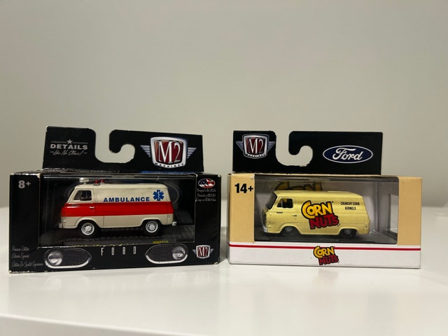 M2 Machines 1964 Ford Econoline Ambulance & 1965 Ford Van