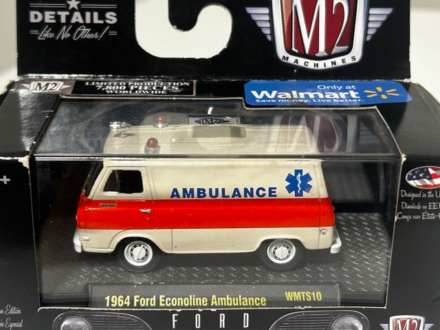 M2 Machines 1964 Ford Econoline Ambulance & 1965 Ford Van - photo 2