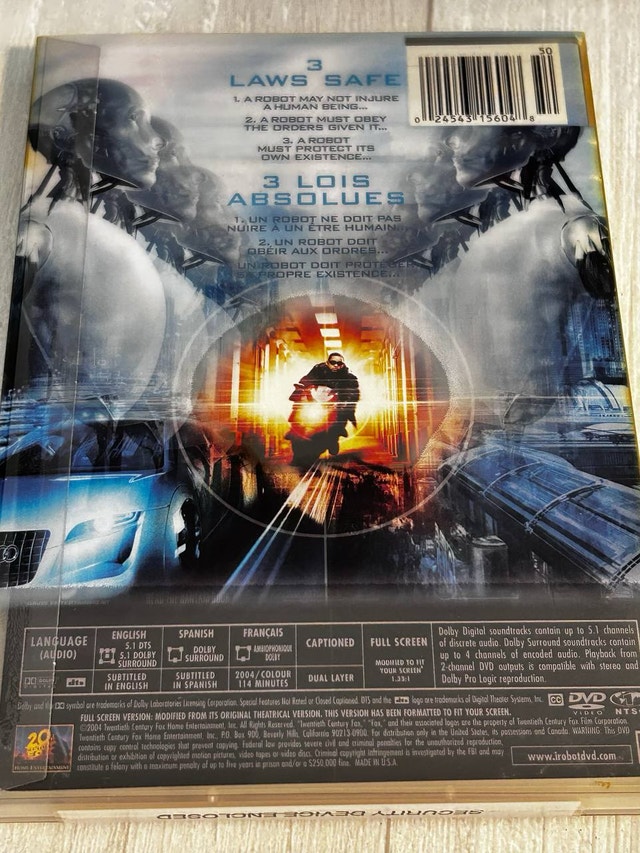 I, Robot DVD - photo 2