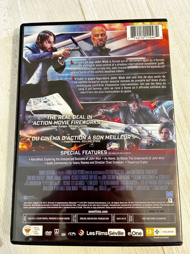 John Wick Chapter 2 DVD - photo 2