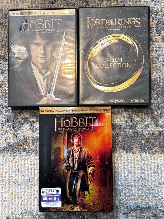 Lord of the Rings Hobbit DVD Collection