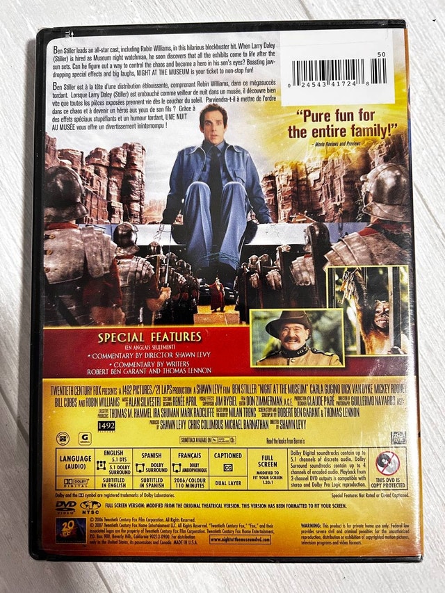 Sealed DVD Night at the Museum - photo 2