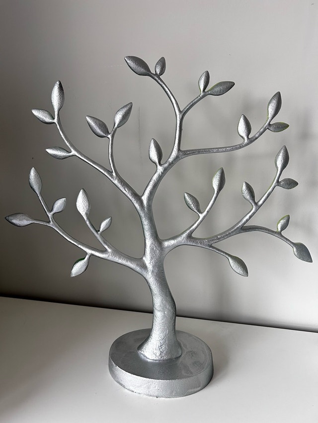 LARGE 19 inch TALL METAL TREE HALLMARK ORNAMENT JEWELRY