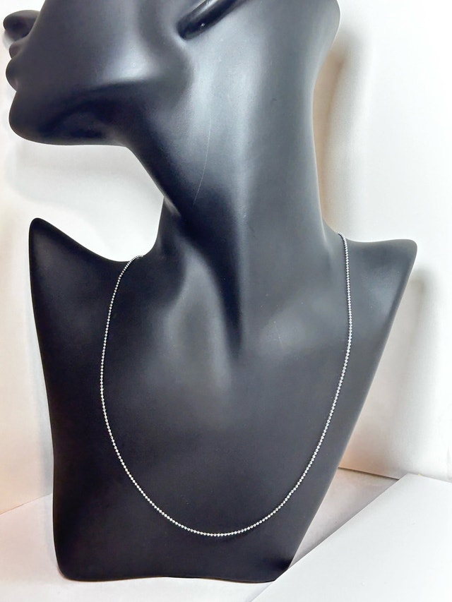 Elegant 18K Gold Plated Ball Chain Necklace