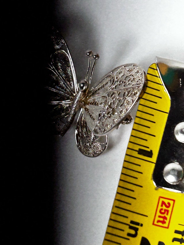 Butterfly Brooch Mariposa Alegre - Sterling Silver Brooch - photo 5