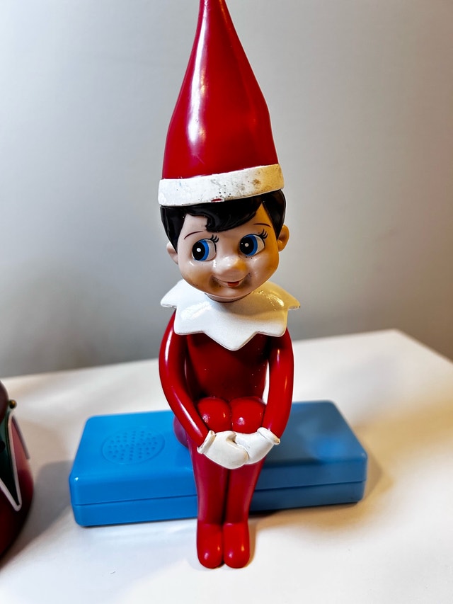 Vintage Christmas Elf Ferris Wheel Box Figurine – Display Only - photo 3
