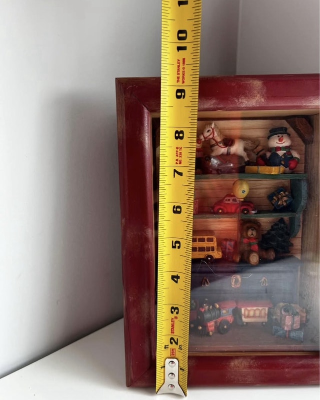 Vintage Christmas Toy Shadow Box Display - photo 3