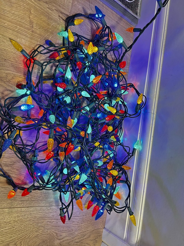 49 ft Multicolor Christmas String Lights - photo 2