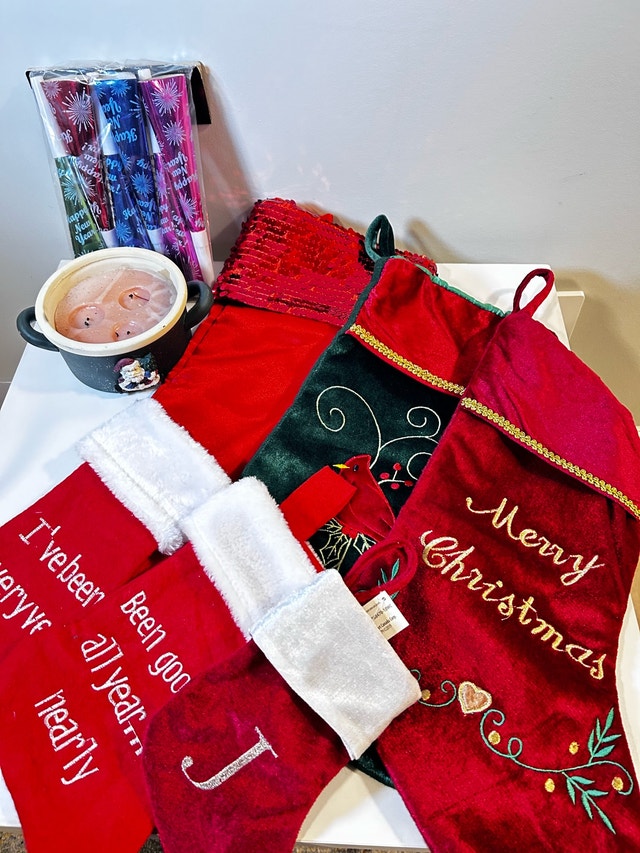 Christmas Stocking Bundle – Decorative Holiday Stockings - photo 2