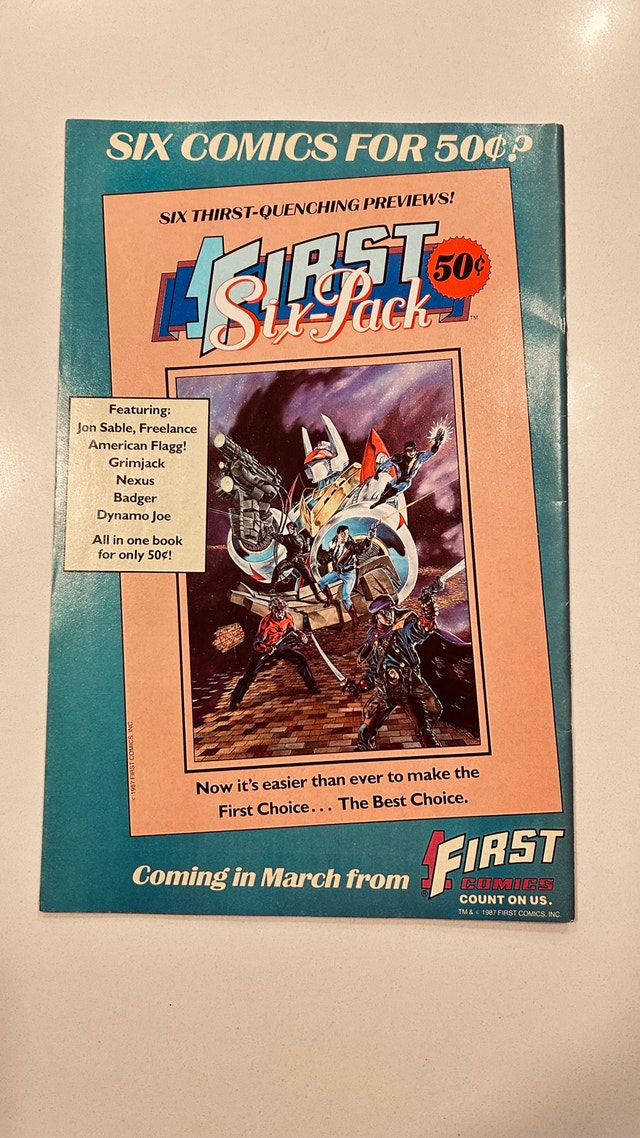 Dreadstar #31 First Comics Deluxe Series July 1987 - photo 2
