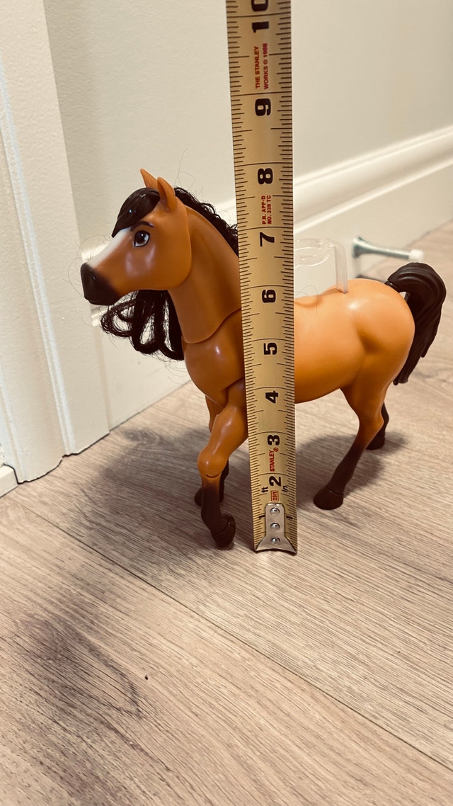 Spirit Untamed Mattel 2020 Spirit 8" Horse Moveable Head Long Bl - photo 2