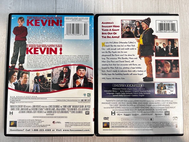 Home Alone 1 & 2 DVD Movies - photo 2