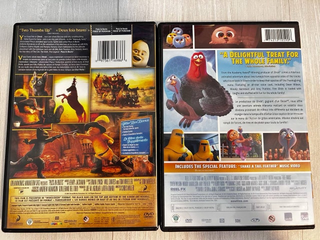 Puss in Boots and Free Birds DVDs - photo 2