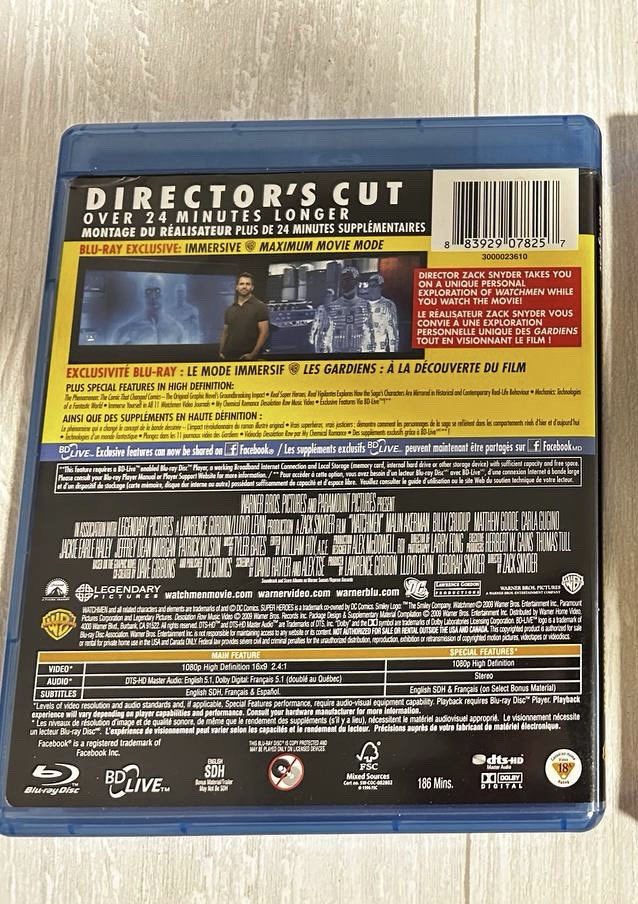 Watchmen -Man Blu-Ray - photo 2