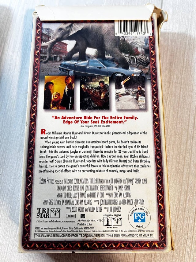 Jumanji VHS - photo 2