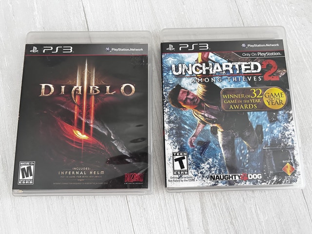 PS3 Games - Diablo, Uncharted