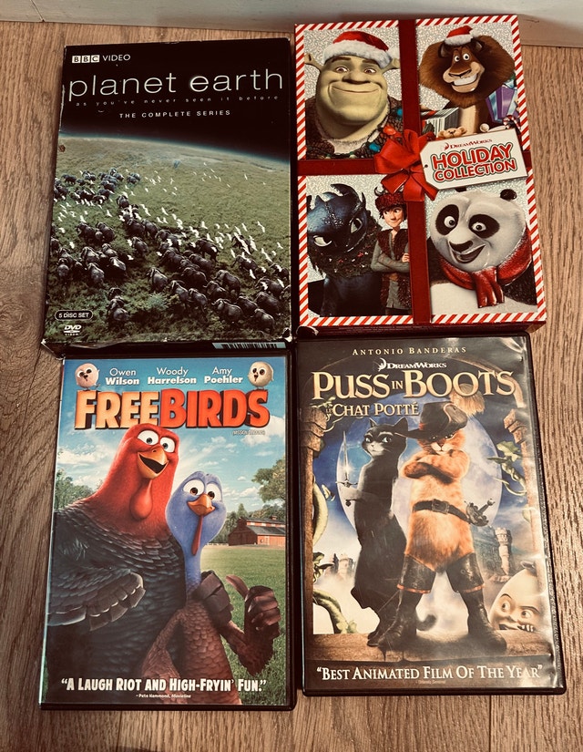 DVD Movies Assorted Animated DVD Movie Lot