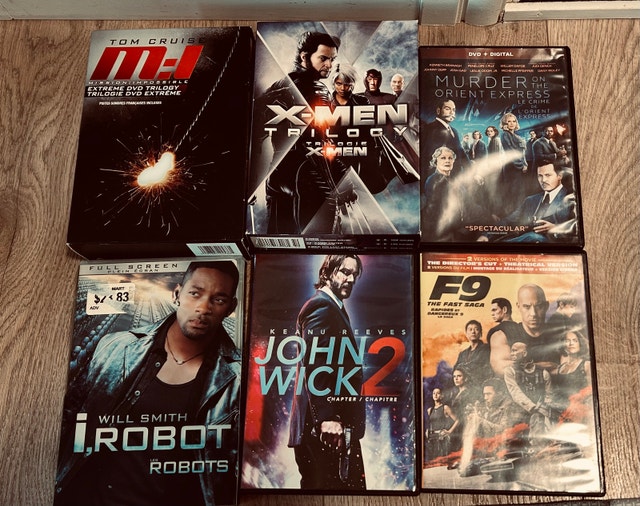 Used DVD Movies - Action & Thriller Titles