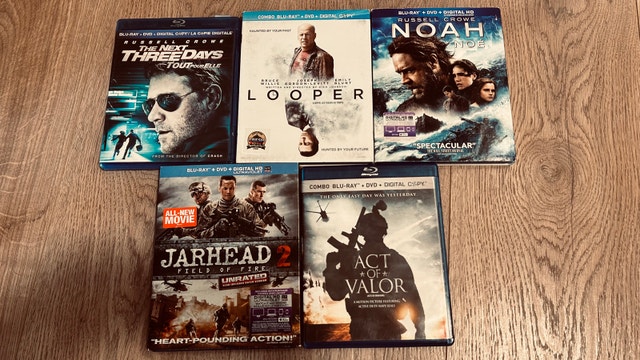 Blu-ray Movie Bundle – Action & Thriller Collection