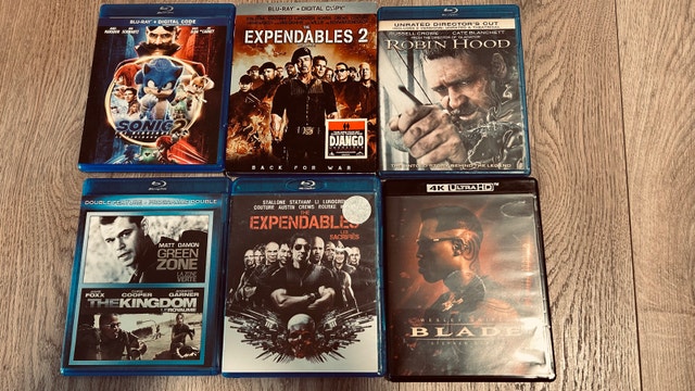 Blu-ray & 4K Movie Lot – Action Collection