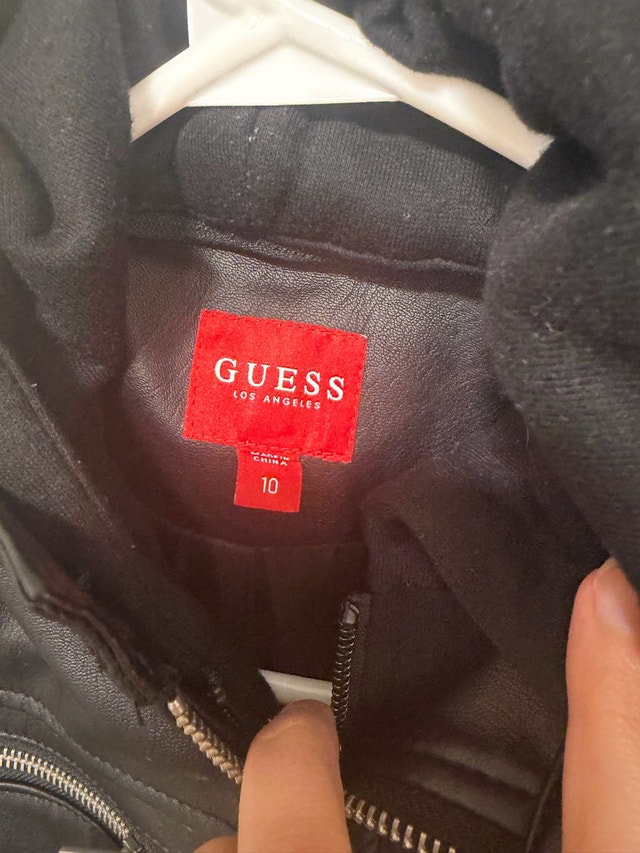 Guess Faux Leather Boys Jacket size 10 - photo 5